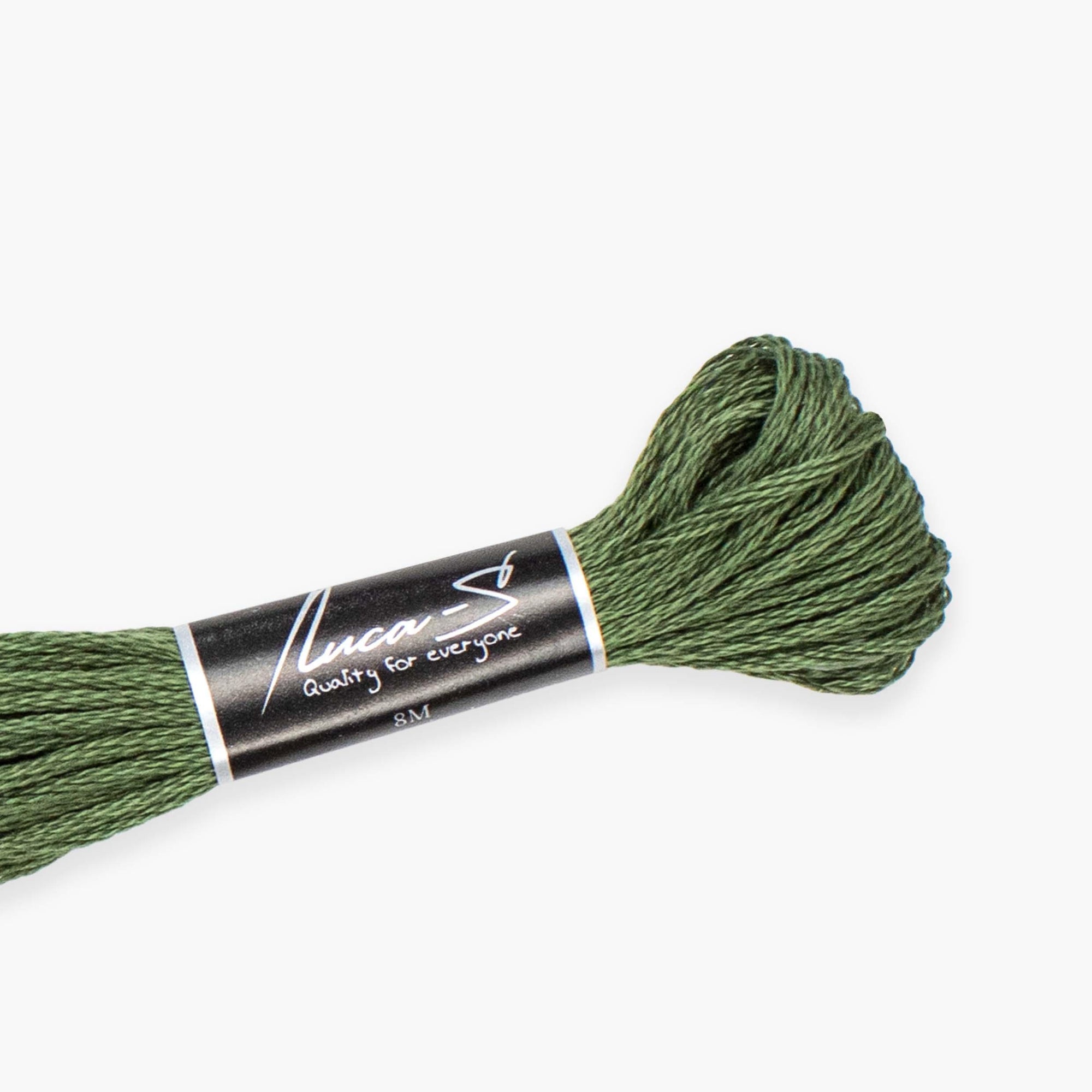 Stranded Cotton Luca-S Dark Green Stranded Cotton - HobbyJobby