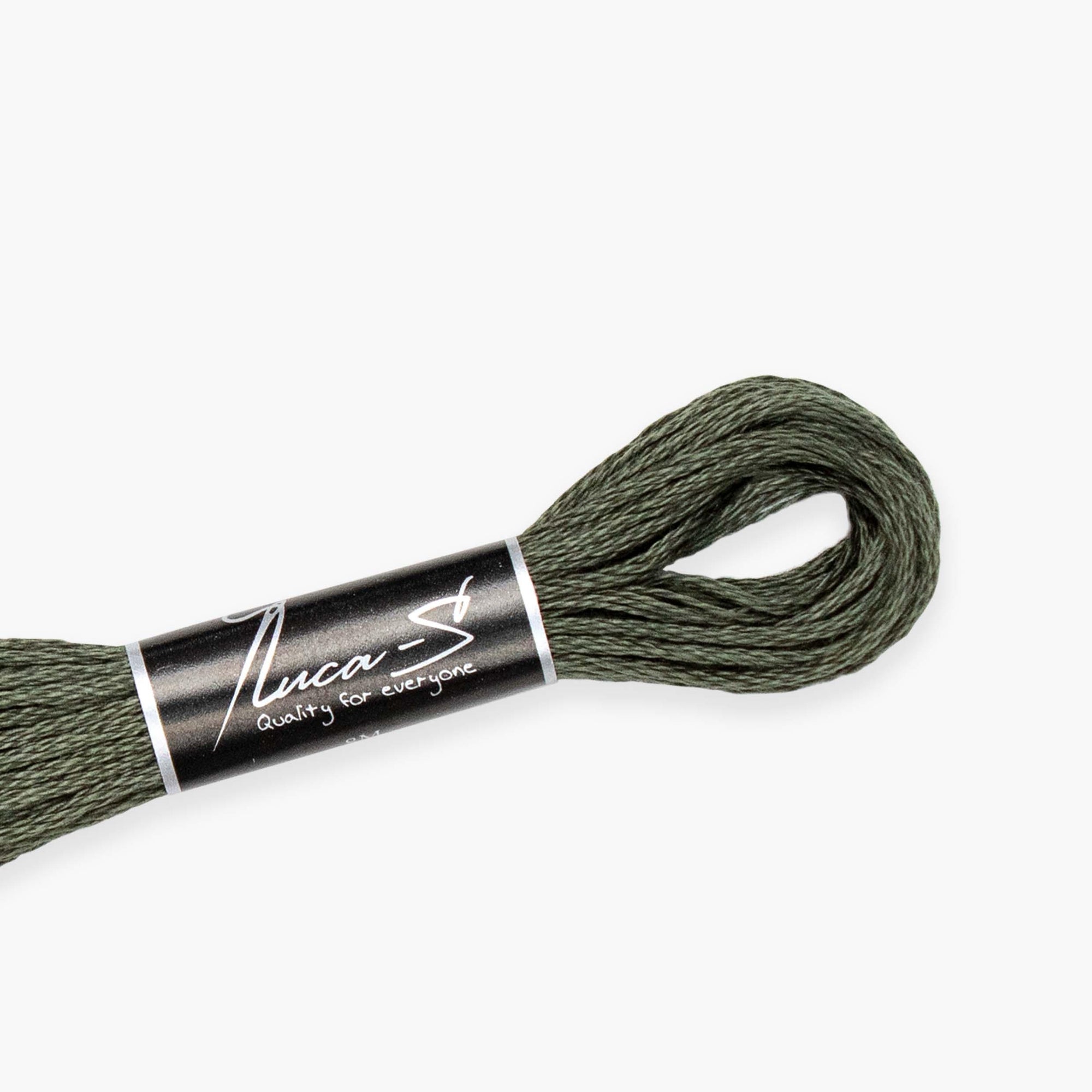 Stranded Cotton Luca-S Dark Green Stranded Cotton - HobbyJobby