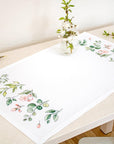 Table Topper - Cross Stitch Kit Table Cloth, FM019 - Luca - S Yarns