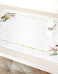 Table Topper - Cross Stitch Kit Table Cloth, FM026 - Luca - S Yarns