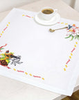 Table Topper - Cross Stitch Kit Table Cloth, FM027 - Luca - S Yarns