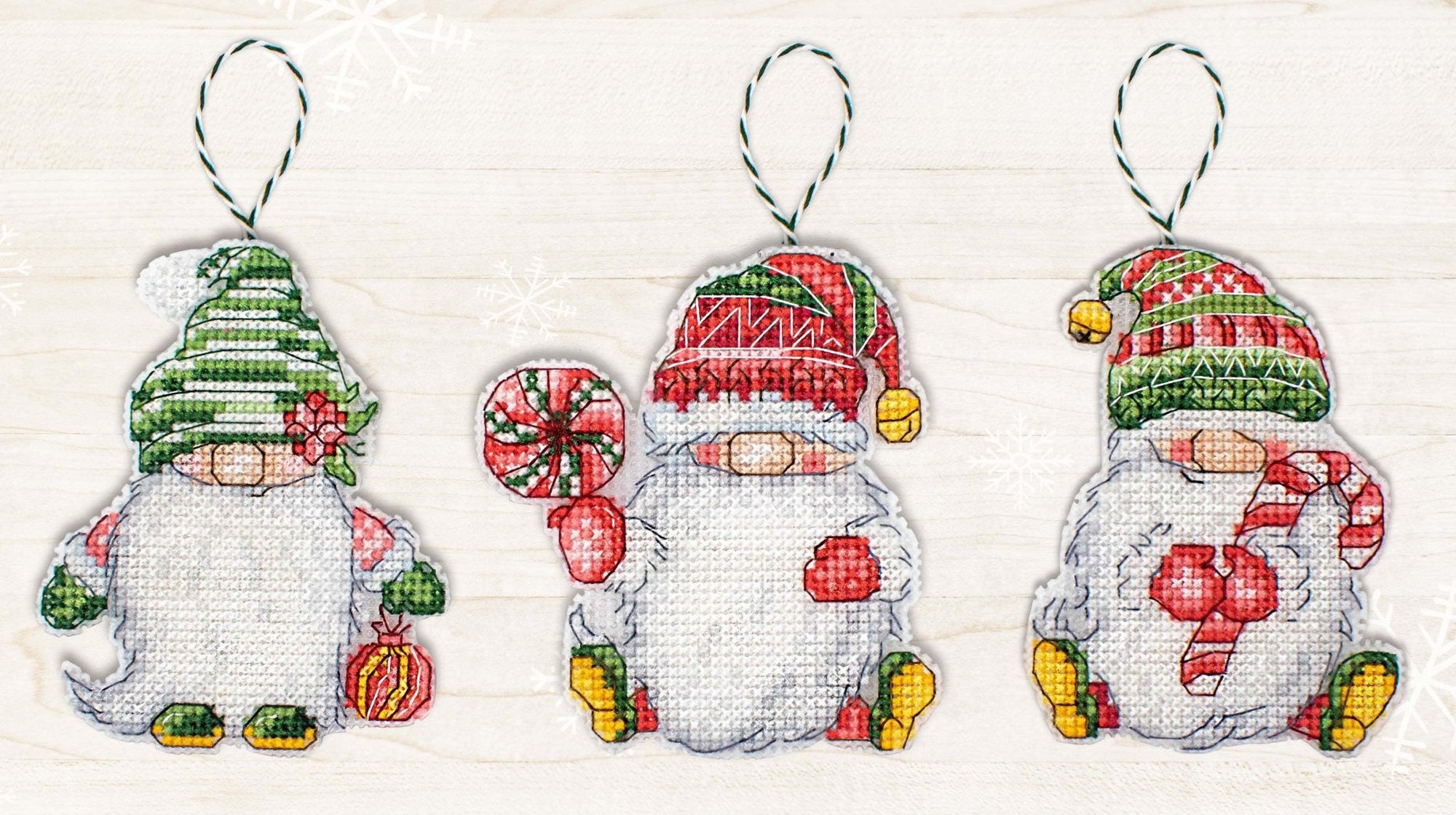 Toys Cross Stitch Kit Luca - S - Christmas Gnomes JK030 - Luca - S Yarns