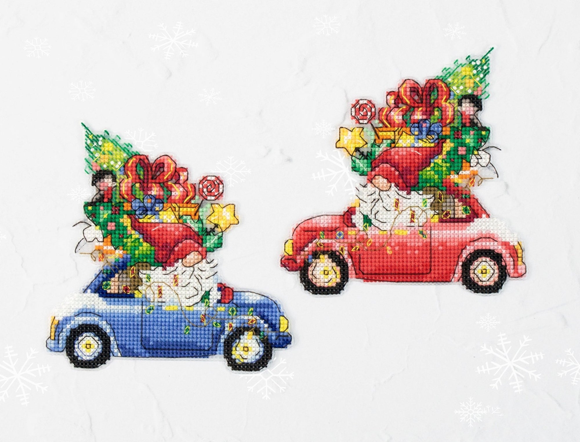 Toys Cross Stitch Kit Luca - S - The Gift Car, JK035 - Luca - S Yarns