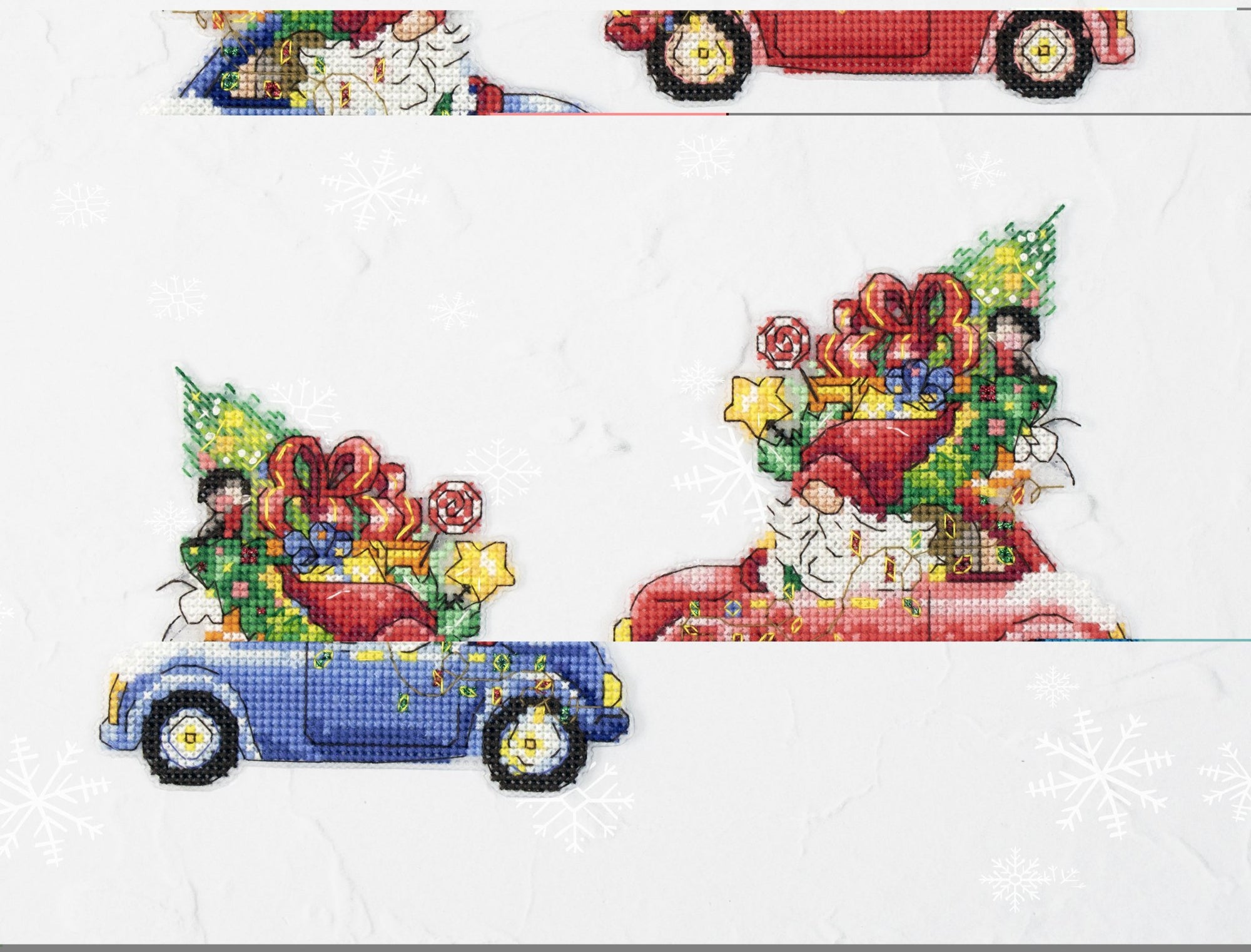 Toys Cross Stitch Kit Luca - S - The Gift Car, JK035 - Luca - S Yarns