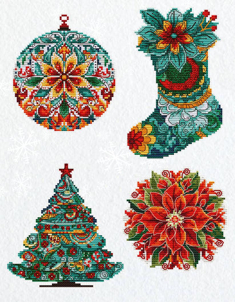 Toys Cross Stitch Kits - Christmas Decorations, JK042 - Luca - S Yarns