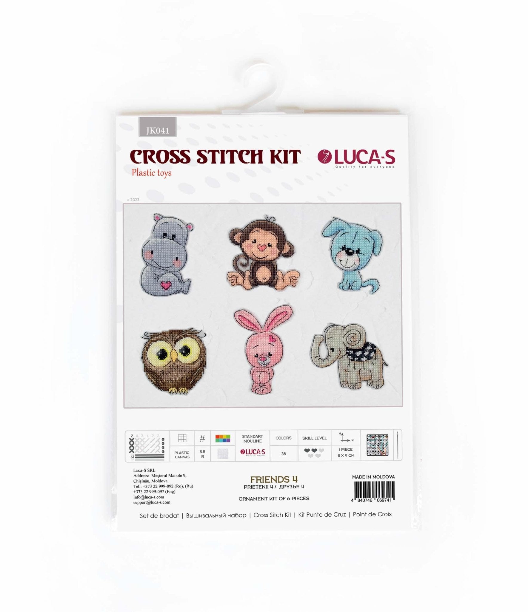 Toys Cross Stitch Kits - JK041 Friends 4 - Luca - S Yarns