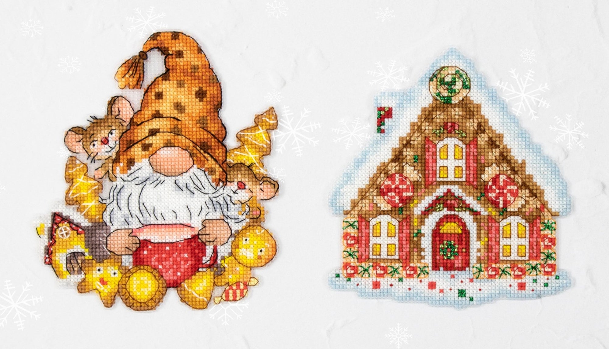 Toys Cross Stitch Kits - The Gnom & The House, JK036 - Luca - S Yarns