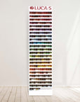 Wooden Stand with Luca - S Stranded Cotton - Your choice of 255 Colors (12 Fill) - Luca - S Yarns